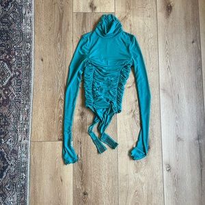 Free people mesh bodysuit XS